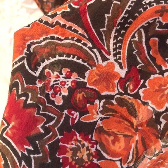 Banana Republic chiffon bohemian peasant top M/L - Picture 6 of 6